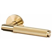 Buster   Punch Nlh-05167 Cross Bespoke Luxury Diamond Knurl Solid Brass Passage Door Lever