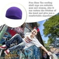 thumbnail image 4 of Qarigey Skull Caps Ciclismo Running Hat Parasol Cómodo Gran textura Verano Transpirable Poliéster Casco Liner YM-08purple Type3 NO3, 4 of 6