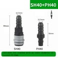 thumbnail image 1 of C-Type Self-Locking Quick Connector Compressor Pneumatic Fittings 8/10/12Mm Sh40+Ph40, 1 of 7