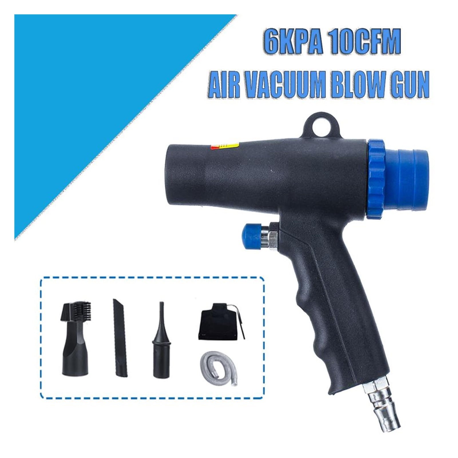 2 In 1 Dual Function Air Duster Compressor Air Vacuum Blow Suction Guns Kit Pneumatic Vacuum Cleaner Tool ,Easy to Use