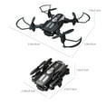 thumbnail image 5 of ZFYXGS Mini WiFi FPV Drone With HD Camera Altitude Hold Mode Foldable RC Drone Quadcopter Fly Route Fly Altitude Hold Headless Mode, 5 of 7