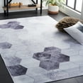 thumbnail image 3 of SAFAVIEH Faux Hide Cymone Geometric Area Rug, Ivory/Grey, 8' x 10', 3 of 12