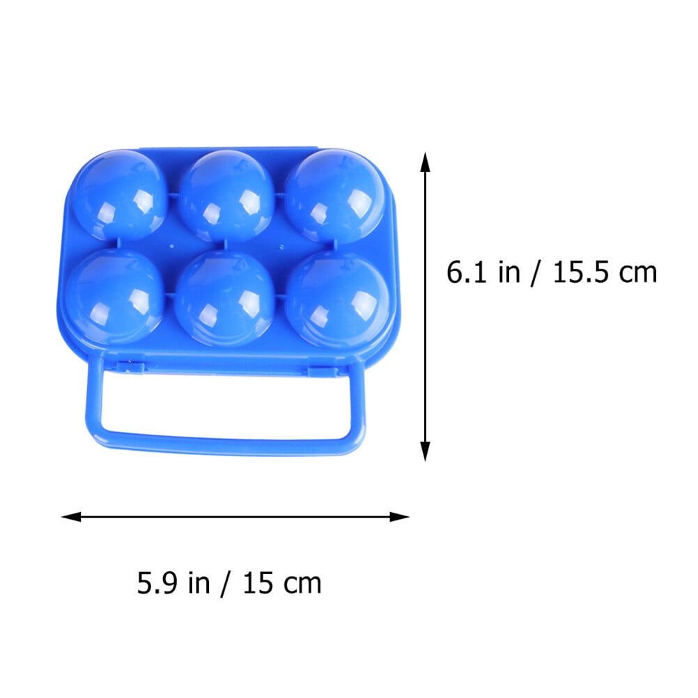 WHAMVOX  Storage Fridge Egg Carton Organizers Camping Container Travel