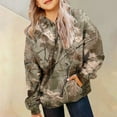 thumbnail image 4 of Staki Cute Clothes for Girls Girl's Camo Graphic Hoodies Long Sleeve Hooded Sweatshirt Cute Pullover Tops 2-3T 4-5T 5-7T 8-10T 11-12T(Khaki,10-11 Years), 4 of 6