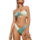 thumbnail image 1 of Txlixc Traje de Bikini femenino de 2 piezas, sujetador de contraste sin tirantes, calzoncillos de cintura alta Txlixc moda, 1 of 9