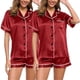 thumbnail image 1 of MKLEKYY Pijama Corto Para Mujer, Conjunto De 4 Piezas, Pijama De Talla Grande, Informal, Con Tirantes De Encaje, Para El Hogar, 1 of 3