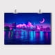 thumbnail image 4 of Póster de neón de Synthwave con paisaje de Tokio de los años 80, decoración de pared, pintura, decoración de habitación del hogar kawaii, pintura estética en lienzo, 4 of 5