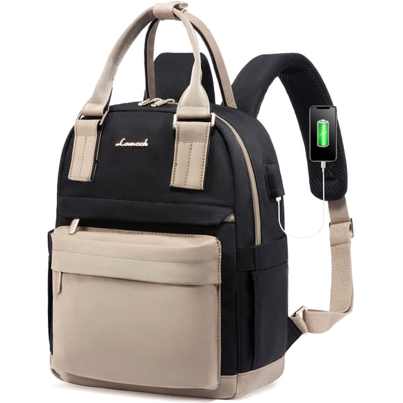 Minimochila LOVEVOOK impermeable con puerto USB para mujer