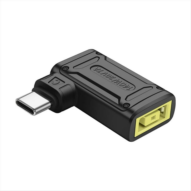 PD 140W CC A Tipo C Adaptador de Carga de Alimentación Entrada Hembra CC A Conector Macho USB C para Teléfono, Tableta, Computadora Portátil (C)