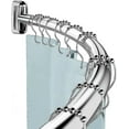 thumbnail image 1 of Adjustable Curved Shower Curtain Rod - 304 Stainless Steel Rings Included-SinKeeU, 1 of 5