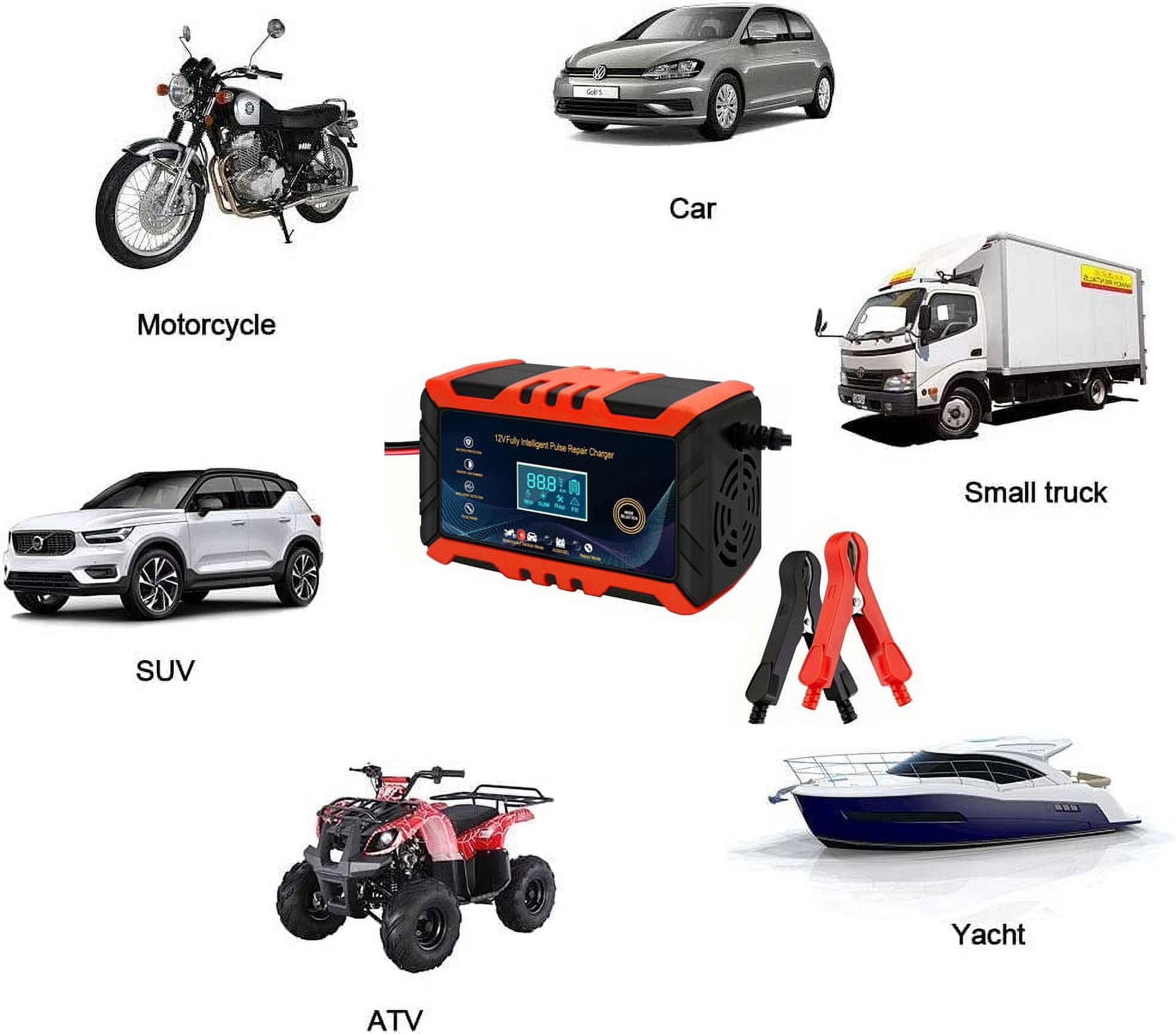 woerma Smart Charger WMC-12V6A 6 Amps 12V Fully Automatic Automotive Battery Charger