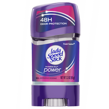 Lady Speed Stick Antiperspirant Deodorant, Power, Fusion, Gel - 2.3