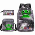 thumbnail image 1 of Three-piece Set Garten Of Banban Game Peripheral Two-dimensional Backpack Student Schoolbag Shoulder Bag Pencil Case, 1 of 5