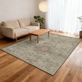 thumbnail image 4 of 5x7 Washable Area Rug Non-Slip Low Profile Vintage Distressed Oriental Rug for Living Room, Bedroom, Dining Room, Office, 4 of 13