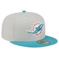 thumbnail image 3 of Men's New Era Miami Dolphins Stoney 59FIFTY Fitted Hat, 3 of 6
