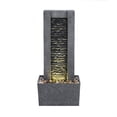 thumbnail image 2 of Teamson Home Demeter LED Waterfall Fountain, 29" LED Garden & Patio Water Feature, 2 of 9