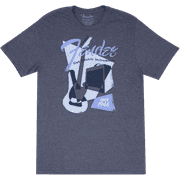 Fender Musical Instruments Vintage Geo 1946 Blue T-Shirt Size Small #9125002306
