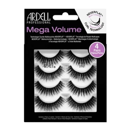 Ardell False Eyelashes Mega Volume 252 1 pack (4 pairs per pack)