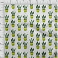 thumbnail image 4 of oneOone Cotton Poplin Light Green2 Fabric Cactus Sewing Fabric By The Yard Printed Diy Clothing Sewing Supplies 56 Inch Wide, 4 of 6