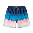 thumbnail image 1 of Aayomet Men's Swim Trunks Up Pocket Hot Spring Holiday Beach Beach Pants Swimming Trunks Shorts (Blue, XL), 1 of 5