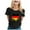 Black, variant on TSADFHJI Womens T Shirts with Sayings Womens Heart Germany Flag Print Short Sleeve Round Neck Tee for National & Travel Wear S Black