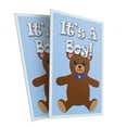 thumbnail image 4 of A-frame Sidewalk It's A Boy! 24" x 36" Double Sided A-Frame Sidewalk Sign, Includes 2 Plastic Inserts | Foldable Portable White Signicade Sandwich Board Signs, 4 of 5