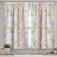 thumbnail image 2 of Ambesonne Floral Valance & Curtain, Lobed Leaves Silhouettes, 55"x24", Multicolor, 2 of 7
