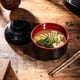 thumbnail image 2 of 2pcs Miso Sopa de tazón con tapa de arroz japonés Bowl tradicional Miso Sopa Cubiertos Cubiertos Vajilla, 2 of 3