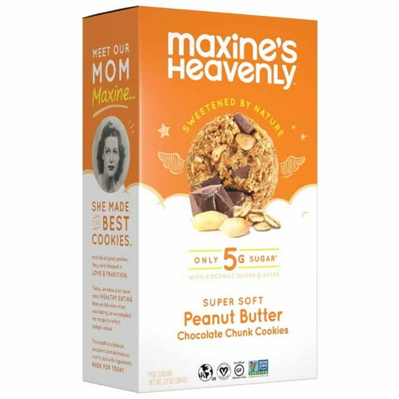 Maxine's Heavenly Cookie Peanut Butter Chocolate Chunk 7.2 oz (Pack Of 8)