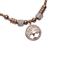 thumbnail image 2 of Pulsera para Mujer con Dije de Árbol de la Vida LuckyLy Acero Inoxidable con Zirconia Cúbica Modelo Pía Rosa UNITALLA, 2 of 8