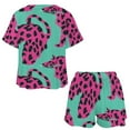 thumbnail image 3 of Leopard Print Pattern Pajamas Set Womens Loungewear Sleepwear 2 Piece PJ Sets, 3 of 7