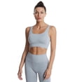 thumbnail image 4 of LAST CLANCE SALE! Sports Bras for Women Yoga Workout Bra- Running Gym Activewear, Gray, L, 4 of 13