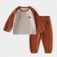 thumbnail image 2 of bwdbhd Toddler Pajamas Girl Boys' Pajamas 2-Piece Pjs Sleepwear Kids Cartoon Fall Winter Outfits, 2 of 7