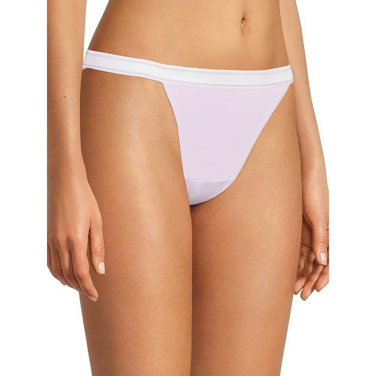 Ladies Cotton String Bikini Panties - Pack of 6