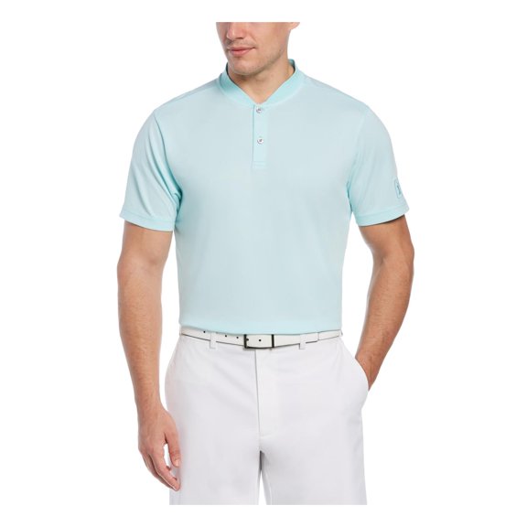 PGA Tour Men's Edge Collar Polo Shirt Blue Size X-Large