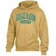 thumbnail image 2 of Men's Comfort Wash  Gold George Mason Patriots Lightweight Fleece Pullover Hoodie, 2 of 3