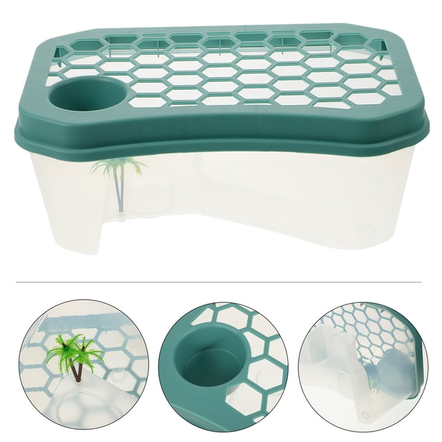 UPOUART 1 Set of Turtle Cages Habitats with Multi Plastic for Home Pet Care Practical Design