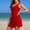 *Wine, variant on ClodeEU Women's One Piece Swimsuit with Built in Pads,Sporty Modest Slim Fit Skirted Swimwear Army Green,Womens Plus XL