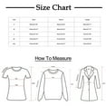 thumbnail image 4 of Women's T Shirts Autumn Winter Crew Neck Pocket Split Long Sleeve Casual Loose Top T Shirt For Woman Tops For Women, 4 of 6