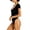 Deep Black, variant on Jenni by Jennifer Moore Womens Square Neck Ribbed Bodysuit;Meidum