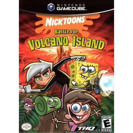 Nicktoons Battle for Volcano Island - Gamecube (Best 2 Player Gamecube Games)