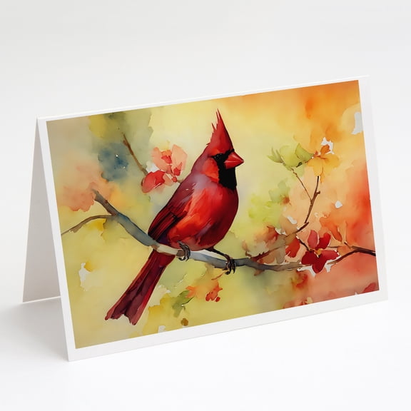 Cardinal Greeting Cards Pack of 8 7 in x 5 in
