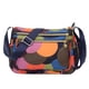 thumbnail image 1 of Qarigey Bolso de hombro para mujer, bandolera con cierre de cremallera de estilo informal para fiestas y viajes para niñas, bolsa para mujer, Bolsas de mensajero y de hombro Geométrico, 1 of 6