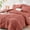 Coral, variant on 7-Piece King Size Seersucker Comforter Set, Dark Grey, All Season Luxury Bedding (Comforter, Sheets, Pillowcases & Shams)