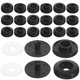 thumbnail image 1 of HEANUJJ 100Jgo Botones A Presión Para Ropa De Plástico Negro Fácil Instalación Y Uso Diario, 1 of 8