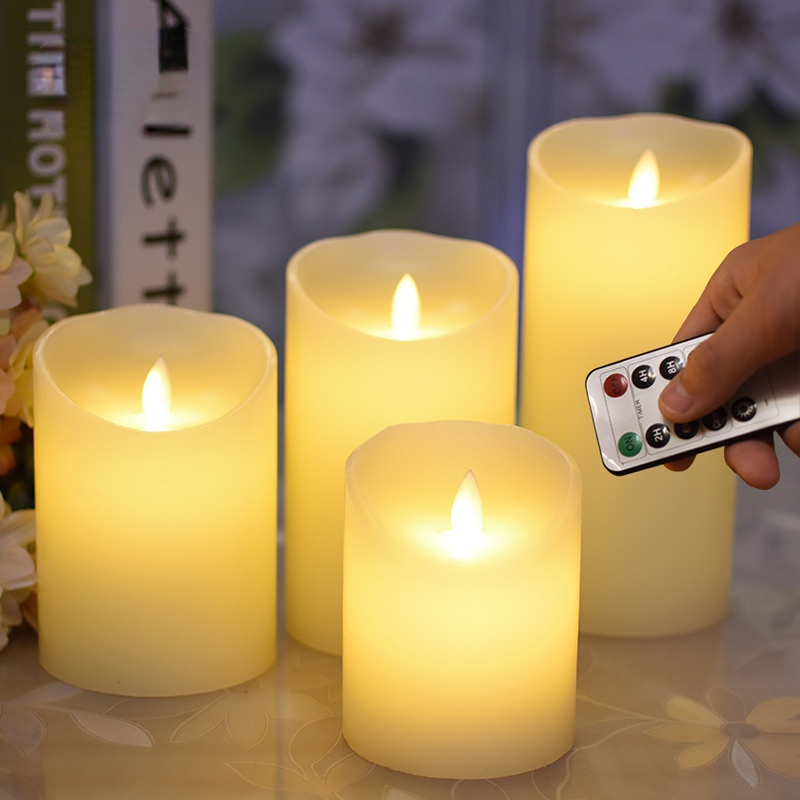 Flameless Candle without Remote Control Outdoor Indoor Waterproof