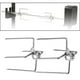thumbnail image 5 of 2pcs de material acero inoxidable tostado 4 tenedores de carne Prong, se la la adaptaciónción a 12mm rodillos de espía Accesorios, 5 of 9