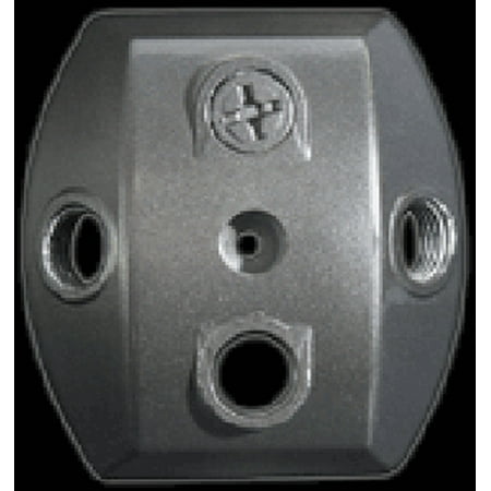 

RAB Lighting WEATHERPROOF UNIVERSAL COVER 4 HOLE GRAY