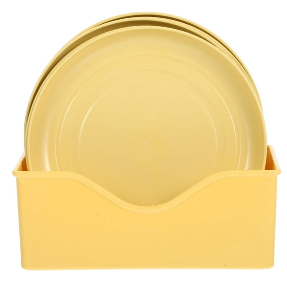 GOOHOCHY 8 cuencos de comida para gatos, cuencos de plástico poco profundos para comida húmeda, plato ancho individual para gatos de interior, comida húmeda y seca, gatitos, gatos de patas cortas,