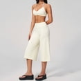thumbnail image 6 of Womens 2 Piece Workout Sets Short Matching Lounge Sets Summer Clothes Going Out Gym Outfits,Gym Wear(White,S), 6 of 8